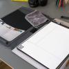 Rocketbook Capsule Cover for Orbit Letter Size – 100% Recyclable Cover with Pen Holder, Magnetic Clasp & Inner Storage – Black(Gray)