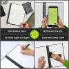 Rocketbook Core Reusable Spiral Notebook, Executive Size 6×8.8, Black – Dotted Pages, App-Connected, Erasable, Durable Cover, Ideal for School, Work, and Creative Projects(Gray)