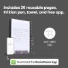 Rocketbook Core Reusable Spiral Notebook, Executive Size 6×8.8, Black – Dotted Pages, App-Connected, Erasable, Durable Cover, Ideal for School, Work, and Creative Projects(Day Dream)
