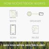 Rocketbook Orbit Executive Page Pack – Smart Reusable Legal Pad – Lined(Weekly Planner)