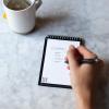 Rocketbook Smart Reusable Notebook Set – Dot-Grid Eco-Friendly Notebook with 2 Pilot Frixion Pens & 2 Microfiber Cloths Included – Atomic Red Covers, Executive (6″ x 8.8”) & Mini Size (3.5″ x 5.5″) (EVR-EM-K-CBG)(Atomic Red)