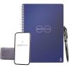 Rocketbook Core Reusable Spiral Notebook, Executive Size 6×8.8, Black – Dotted Pages, App-Connected, Erasable, Durable Cover, Ideal for School, Work, and Creative Projects(Navy Blue)