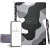 Rocketbook Core Reusable Spiral Notebook, Executive Size 6×8.8, Black – Dotted Pages, App-Connected, Erasable, Durable Cover, Ideal for School, Work, and Creative Projects(Camo)
