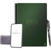 Rocketbook Core Reusable Spiral Notebook, Executive Size 6×8.8, Black – Dotted Pages, App-Connected, Erasable, Durable Cover, Ideal for School, Work, and Creative Projects(Green)