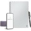 Rocketbook Core Reusable Spiral Notebook, Executive Size 6×8.8, Black – Dotted Pages, App-Connected, Erasable, Durable Cover, Ideal for School, Work, and Creative Projects(Flow State)