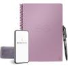 Rocketbook Core Reusable Spiral Notebook, Executive Size 6×8.8, Black – Dotted Pages, App-Connected, Erasable, Durable Cover, Ideal for School, Work, and Creative Projects(Pink)