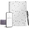 Rocketbook Core Reusable Spiral Notebook, Executive Size 6×8.8, Black – Dotted Pages, App-Connected, Erasable, Durable Cover, Ideal for School, Work, and Creative Projects(Day Dream)