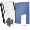 Rocketbook Fusion Reusable Undated Productivity Planner, Letter Size 8.5×11, Black – Goals, Monthly and Weekly Calendar, Daily To-do List, Lined and Dotted Notes Pages(Steel Blue)