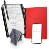 Rocketbook Fusion Reusable Undated Productivity Planner, Letter Size 8.5×11, Black – Goals, Monthly and Weekly Calendar, Daily To-do List, Lined and Dotted Notes Pages(Red)