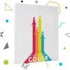 Rocketbook Color Smart Reusable Coloring Notebook – Eco-Friendly Cloud Connected Notebook Works with Dry Erase Markets & Crayons