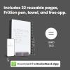 Rocketbook Core Reusable Spiral Notebook, Executive Size 6×8.8, Gray – Lined Pages, App-Connected, Erasable, Durable Cover, Ideal for School, Work, and Creative Projects(Gray)