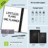 Rocketbook Everyday Planner Smart Reusable Pages, Executive Size 6×8.8, Black – Erasable & App-Connected, Undated Weekly, Monthly & Annual Templates, Perfect for Productivity, Goals & Scheduling(Black)