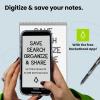 Rocketbook Flip Reusable Smart Notepad | Eco-Friendly, Digitally Connected Notebook for Ambidextrous Writers | Dotted & Lined Combo, 6” x 8.8”, 36 PG, Teal, with Pen, Cloth, and App Included(Scarlet)