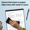 Rocketbook Flip Reusable Smart Notepad | Eco-Friendly, Digitally Connected Notebook for Ambidextrous Writers | Dotted & Lined Combo, 6” x 8.8”, 36 PG, Teal, with Pen, Cloth, and App Included(Scarlet)