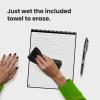 Rocketbook Flip Reusable Smart Notepad, Top Bound Notebook Executive Size 6×8.8, Navy Blue – Lined and Dotted Pages, App-Connected, Erasable, Ideal for Righties and Lefties(Navy Blue)