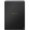 Rocketbook Flip Smart Reusable Executive Size Notepad, 6″ x 8-4/5″, 1 Subject, Dot-Grid and Line Ruled, 18 Sheets, Black