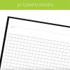 Rocketbook Matrix Smart Reusable Graph Notebook | Eco-friendly, Digitally Connected Isometric Notebook | Terrestrial Green, Letter Size (8.5″ x 11″) with Pen, Cloth, and App Included(Deep Space Gray)