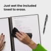 Rocketbook New Core Reusable Spiral Notebook, Letter Size 8.5×11, Black – Lined Pages, App-Connected, Erasable, Durable Cover, Ideal for School, Work, and Creative Projects(Maroon)