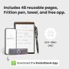 Rocketbook New Mini Reusable Smart Notepad, Pocket Size Notebook 3.5×5.5, Black – Dotted Pages, App-Connected, Erasable, Ideal for On-The-Go List Taking & Quick Notes Anywhere(Teal)