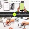 Rocketbook New Mini Reusable Smart Notepad, Pocket Size Notebook 3.5×5.5, Black – Dotted Pages, App-Connected, Erasable, Ideal for On-The-Go List Taking & Quick Notes Anywhere(Pink)