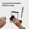 Rocketbook New Mini Reusable Smart Notepad, Pocket Size Notebook 3.5×5.5, Black – Dotted Pages, App-Connected, Erasable, Ideal for On-The-Go List Taking & Quick Notes Anywhere(Gray)