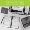 Rocketbook Panda Planner Reusable Smart Pages, Executive Size 6×8.8, Midnight Blue – Daily, Weekly & Monthly Pages, App-Connected, Erasable, Ideal for Motivational Journaling, Goal Setting & Digital Organization(Scarlet)