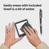 Rocketbook Reusable Sticky Notes Starter Pack with Storage Case, Pen, and Towel, 3″x3″, 15 Black Notes – Dotted Paper, App-Connected, Erasable, Reusable Adhesive, Ideal for To-Do Lists(Starter Kit)
