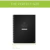 Rocketbook Smart Reusable Notebook, Academic Planner with 13 Page Types, Maroon, (8.5″ x 11″)(Gray)
