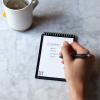 Rocketbook Smart Reusable Notebook, Mini Spiral Notebook, Atomic Red, (3.5″ x 5.5″)