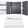 Rocketbook Capsule 2.0 Folio Cover for Core, Panda and Fusion – 100% Recyclable, with Pen Holder, Magnetic Clasp & Inner Storage – Letter Size – 8.5″ x 11″(Moon Rock Gray)