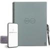 Rocketbook Core Reusable Spiral Notebook, Executive Size 6×8.8, Gray – Lined Pages, App-Connected, Erasable, Durable Cover, Ideal for School, Work, and Creative Projects(Gray)