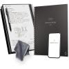 Rocketbook Core Reusable Spiral Notebook, Letter Size 8.5×11, Black – Lined Pages, App-Connected, Erasable, Durable Cover, Ideal for School, Work, and Creative Projects (Pack of 32)
