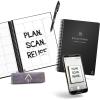 Rocketbook Everyday Planner Smart Reusable Pages, Executive Size 6×8.8, Black – Erasable & App-Connected, Undated Weekly, Monthly & Annual Templates, Perfect for Productivity, Goals & Scheduling(Black)