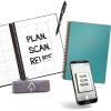 Rocketbook Everyday Planner Smart Reusable Pages, Executive Size 6×8.8, Black – Erasable & App-Connected, Undated Weekly, Monthly & Annual Templates, Perfect for Productivity, Goals & Scheduling(Teal)