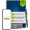 Rocketbook Flex Planner, Reusable Undated Smart, Executive Size 6×8.8 in Navy Blue – Daily, Weekly, Monthly, Annual Calendar, Tasks, Goals, Scheduling, Productivity, App Connected, Erasable, Durable Cover(Navy Blue)