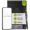 Rocketbook Flip Reusable Smart Notepad, Top Bound Notebook Executive Size 6×8.8, Navy Blue – Lined and Dotted Pages, App-Connected, Erasable, Ideal for Righties and Lefties(Black)