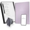 Rocketbook Fusion Reusable Undated Productivity Planner, Letter Size 8.5×11, Lilac – Goals, Monthly and Weekly Calendar, Daily To-do List, Lined and Dotted Notes Pages