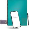 Rocketbook Matrix Smart Reusable Graph Notebook | Eco-friendly, Digitally Connected Isometric Notebook | Terrestrial Green, Letter Size (8.5″ x 11″) with Pen, Cloth, and App Included(Neptune Teal)