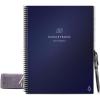Rocketbook Multi-Subject Reusable Smart Notebook, Letter Size 8.5×11, Maroon – Lined Pages, Contains Dividers for School Subject Notes, App-Connected, Erasable, Durable Cover, Ideal for Class Notes(Dark Blue)