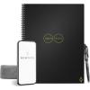 Rocketbook New Core Reusable Spiral Notebook, Letter Size 8.5×11, Black – Lined Pages, App-Connected, Erasable, Durable Cover, Ideal for School, Work, and Creative Projects(Black)