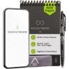 Rocketbook New Mini Reusable Smart Notepad, Pocket Size Notebook 3.5×5.5, Black – Dotted Pages, App-Connected, Erasable, Ideal for On-The-Go List Taking & Quick Notes Anywhere(Black)