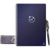 Rocketbook Panda Planner Reusable Smart Pages, Executive Size 6×8.8, Midnight Blue – Daily, Weekly & Monthly Pages, App-Connected, Erasable, Ideal for Motivational Journaling, Goal Setting & Digital Organization(Midnight Blue)