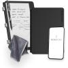 Rocketbook Pro 2.0 Reusable Professional Smart Notebook, Executive Size 7×9, Green – Lined & Dot Grid Pages, App-Connected, Erasable, Premium Cover, Ideal for Work Notes and Business Meetings(Black)