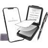 Rocketbook Reusable Sticky Notes Starter Pack with Storage Case, Pen, and Towel, 3″x3″, 15 Black Notes – Dotted Paper, App-Connected, Erasable, Reusable Adhesive, Ideal for To-Do Lists(Starter Kit)