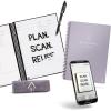 Rocketbook Smart Reusable Notebook, Fusion Plus Executive Size Spiral Notebook & Planner, Lilac, (6″ x 8.8″)