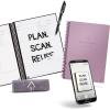 Rocketbook Smart Reusable Notebook, Fusion Plus Executive Size Spiral Notebook & Planner, Pink, (6″ x 8.8″)
