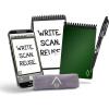 Rocketbook Smart Reusable Notebook, Mini Spiral Notebook, Neptune Teal, (3.5″ x 5.5″)(Green)