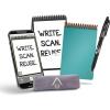 Rocketbook Smart Reusable Notebook, Mini Spiral Notebook, Neptune Teal, (3.5″ x 5.5″)(Teal)