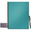 Rocketbook Smart Reusable Notebook, Teacher Planner with 8 Page Types, Deep Space Gray, (8.5″ x 11″)(Neptune Teal)