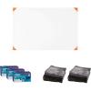 Think Board X Smart Whiteboard Film (Medium 10″x15″) – Powered by Rocketbook Beacon Technology – Scannable White Board(Class Pack Small (30-Pack))
